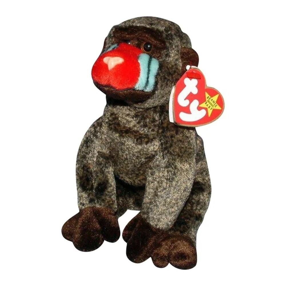 Vintage RARE TY Beanie Babies 1999 “Cheeks” Limited Edition TAG ERROR